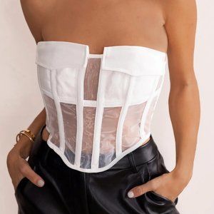 White Corset Top